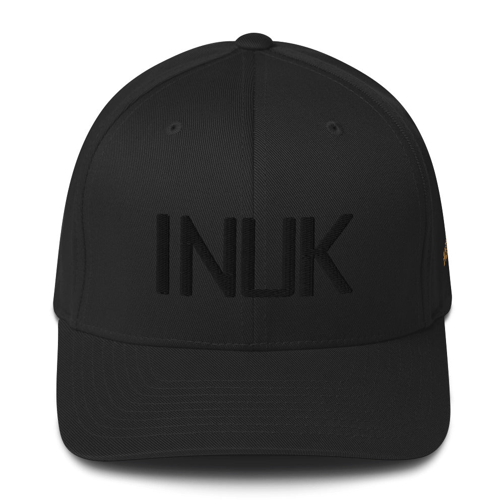 FLEXFIT INUK CAP (BLACK ON BLACK)