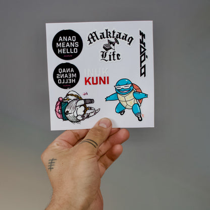 HINAANI STICKER SHEET
