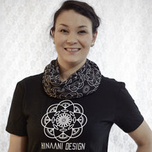 BLACK FLOWER ULUIT SCARF
