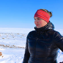 BLACK ULUIT/RED KAKINNIIT HEADBAND