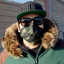 CAMO FACE MASK (GREEN)