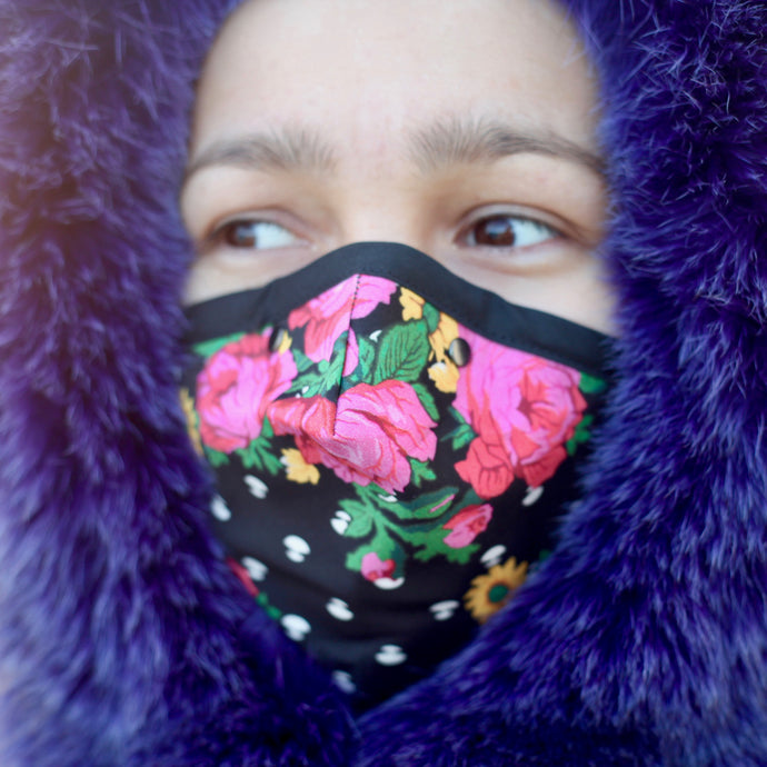 PIRUQHIAT SCARF FACE MASK (BLACK)