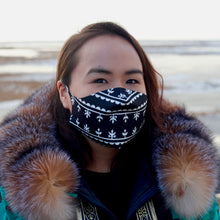 KAMIK PATTERN FACE MASK (BLACK)