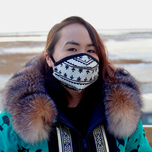 KAMIK PATTERN FACE MASK (WHITE)